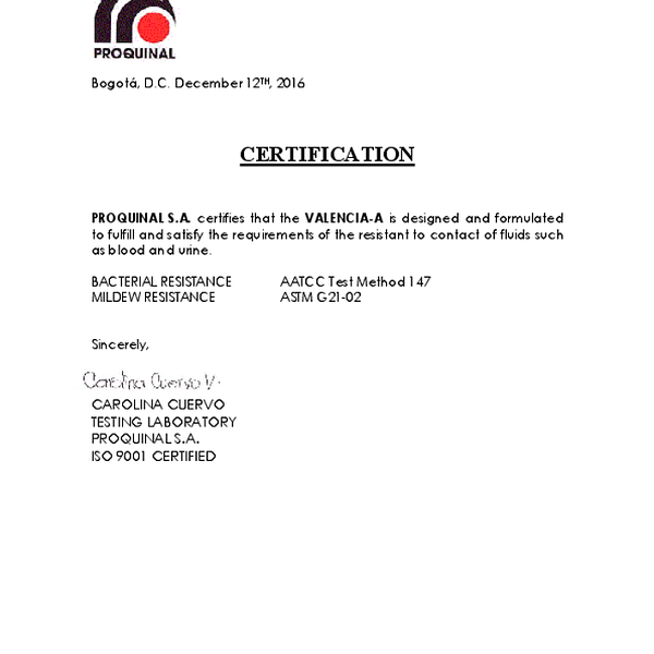 valencia - a mildew bacterials